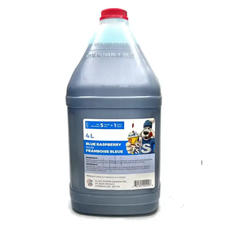 Slush Puppie Blue Raspberry Slushy Syrup 5:1 Concentrate 4L