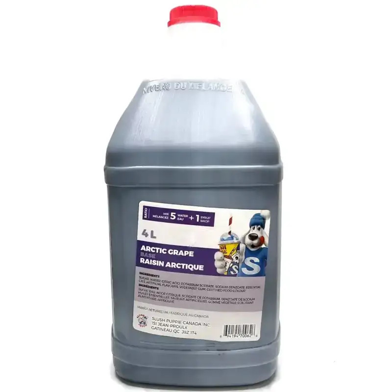 Slush Puppie Arctic Grape Slushy Syrup 5:1 Concentrate 4L