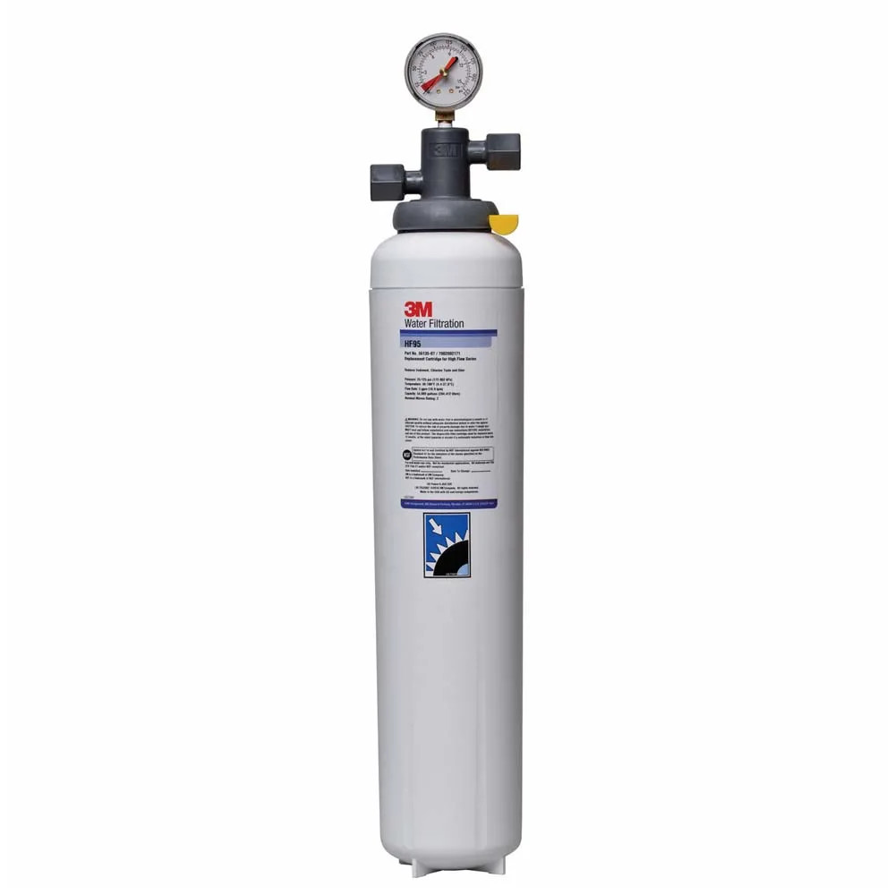 3M Cuno BEV195 BEV190 Chlorine Taste & Odor Filter System with Shut Off Valve