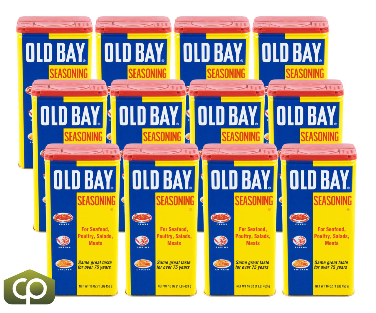 Old Bay 1 lb. Seasoning - 12/Case - Unique Blend of 18 Herbs and Spices