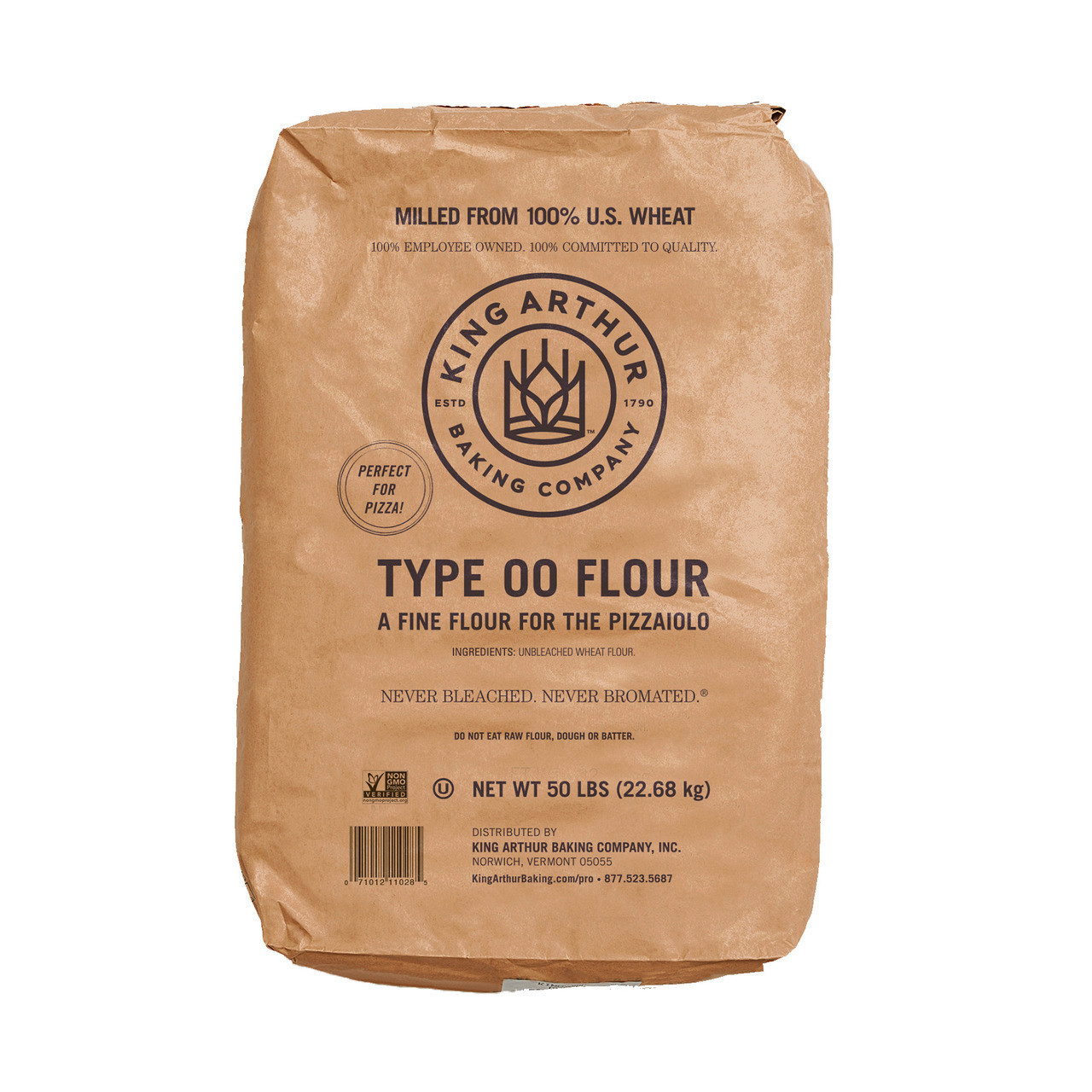 King Arthur 00 Flour in Bulk (50 lb), Ideal for Authentic Neapolitan-Style Pizza