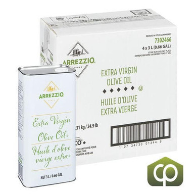 Arrezzio Classi Olive Oil Extra Virgin - Premium Blend, 3L (4/Case) - 26.4 LBS