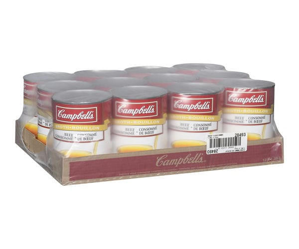 Campbell's Soup Beef Consomme 1.36 L/45 ounces (12/Case)