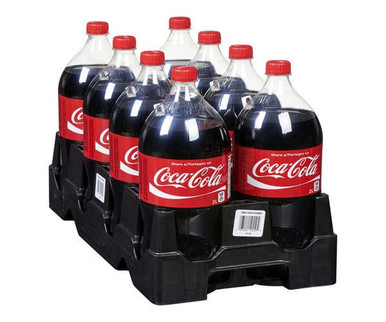 Coca-Cola Classic Soda, 2 L/67 ounces, 8-Pack | Bulk Canada
