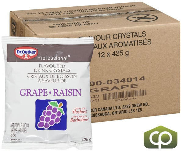 Oetker Grape Drink Crystals 425 g - Bulk Pack (12 Case)