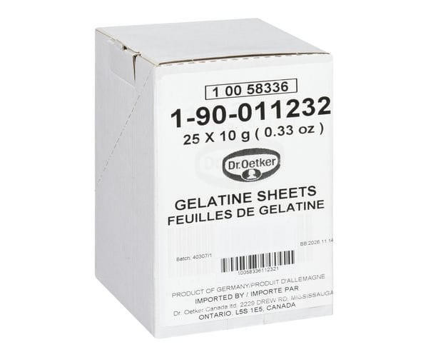 Clear Gelatin Sheets for Culinary Professionals