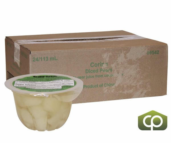 Corina Fruit Cup Pear Diced In Juice 113 ML/3.8 oz (24/Case)