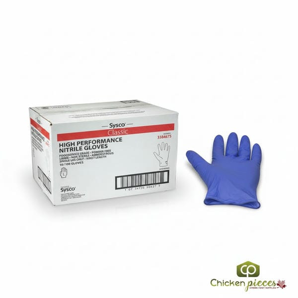 Sysco Classic Glove Nitrile Powder-Free Large 100 CT (10/Case)