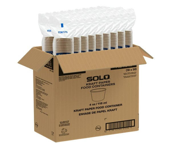 Dart Container Double Sided Poly Paper Kraft 4 oz. (900/Case)