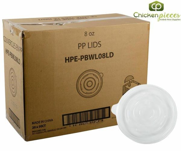 Hy-pax Lid Plastic For 8 oz. Paper Container (1000/Case) Durable & Eco-Friendly