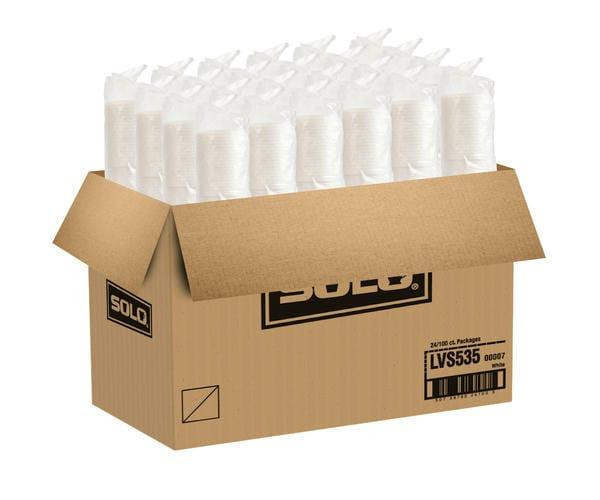 Sweetheart Cup Lid Plastic High Heat For VS535 Container 100 CT (24/Case)