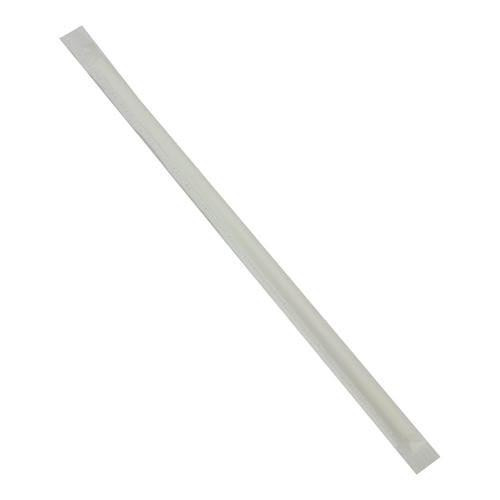 Sysco Classic Straw Paper Compostable 8 in. White Wrapped 6 mm. 625 ct (4/Case)