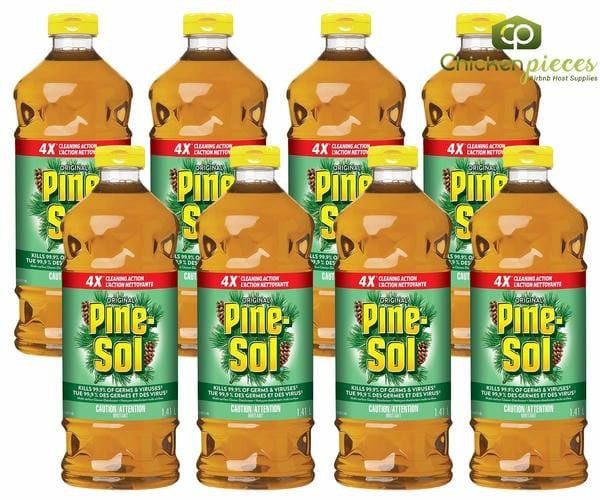 Pine-Sol All-Purpose Disinfectant Cleaner, Original Pine Scent, 1.41L/47.67 oz (8/Case)