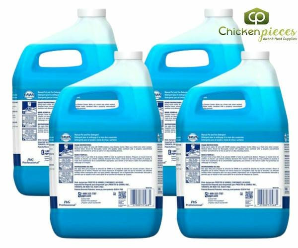 Dawn Professional Manual Pot and Pan Detergent, Concentrate Closed Loop, 3.78L/1 Gallon (4/Case)
