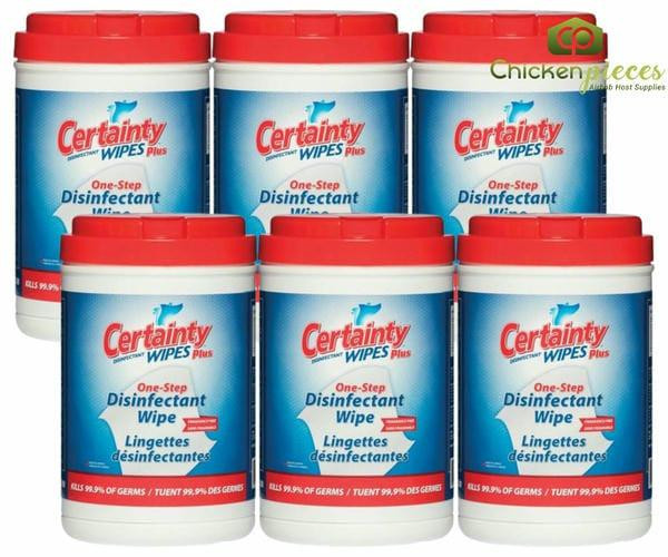Certainty Plus Fragrance-Free Disinfectant Wipes (6/Case)