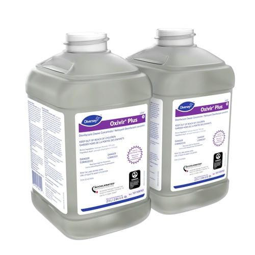 Diversey Oxivir® Plus Disinfectant Cleaner Concentrate, 2.5L//84.53 oz(2/Case)