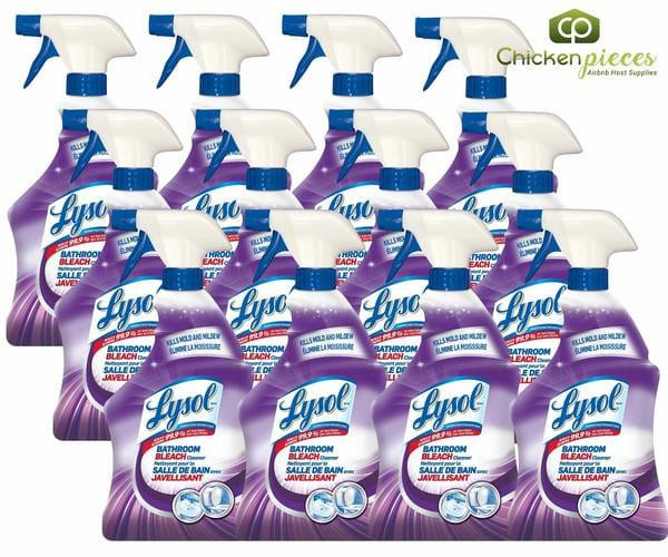 Lysol Mold And Mildew Bathroom Bleach Cleaner, 950 mL/32.12 oz (12/Case)