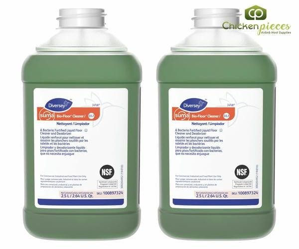 Diversey Suma Bio-Floor Cleaner, 2.5L/84.53 oz J-Fill, (2/Case)