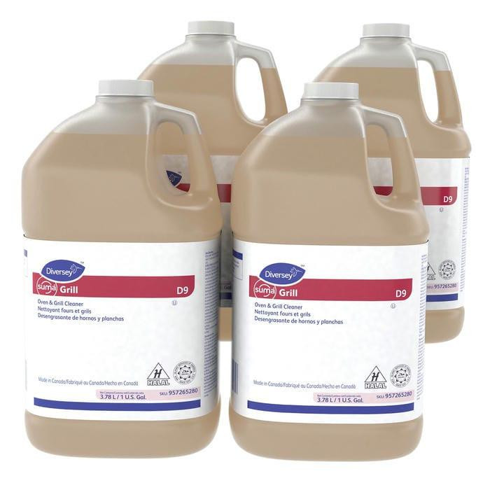 Diversey Suma Grill D9 Oven And Grill Cleaner, 3.78 L/1 Gallon (4/Case)