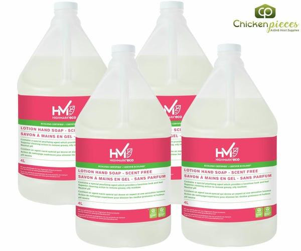 Highmark Scent-Free Lotion Hand Soap 4L/1.05 Gallon (4/Case)