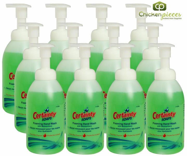 Certainty Foam Hand Soap - Apple Scent 500mL/16.91 oz (12/Case)