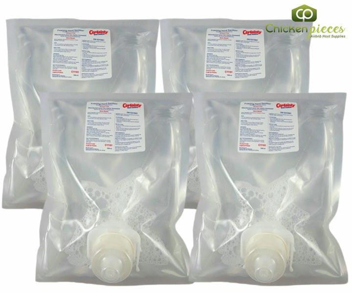 Certainty Non-Alcohol Foam Hand Sanitizer, 1,000 mL/33.81 oz (4/Case)