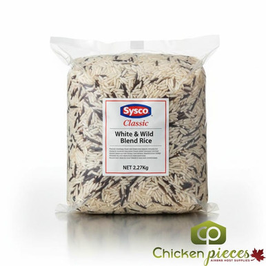 Sysco Classic Rice White & Wild Blend 2.27Kg/5Lbs (5/Case) - Canadian Made