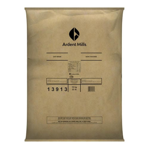 Ardent Mills Fl Oat Bran 10Kg/22.05Lbs -Canadian Made