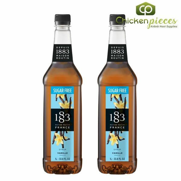 1883 Maison Routin Vanilla Sugar Free Syrup 1LT/33.81oz (2/Case)