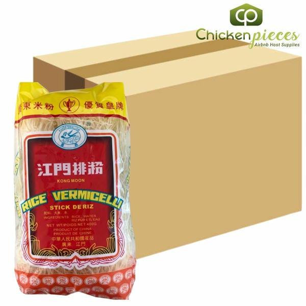 Kong Moon Vermicelli Rice Noodles 400g/14.11oz Bulk Food Service (60/Case)