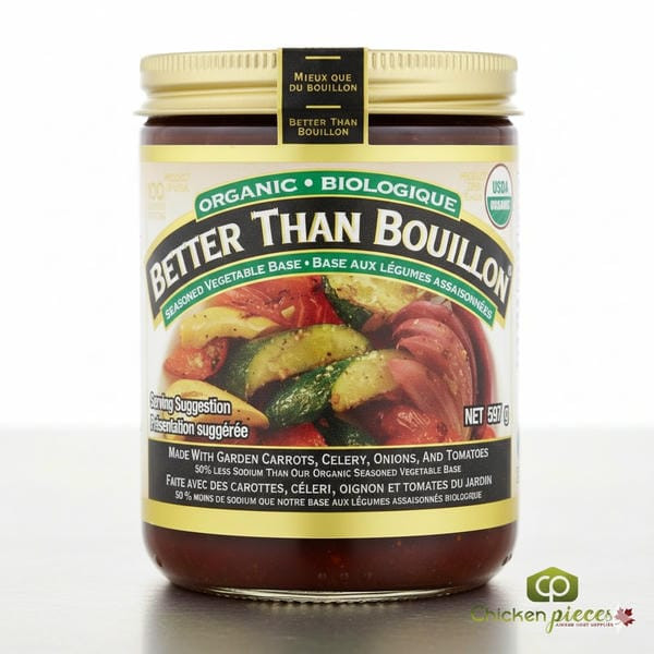 Better Than Bouillon Organic Vegetable Base | 597g Jar | Savory Flavor