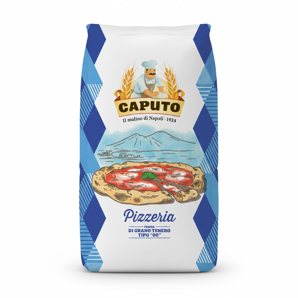 Caputo 00 Pizzeria Blue Flour 25 KG - Authentic Pizza Flour