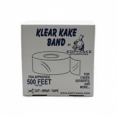 Kopykake 3 Inch Klear Kake Bands 500 Foot Roll