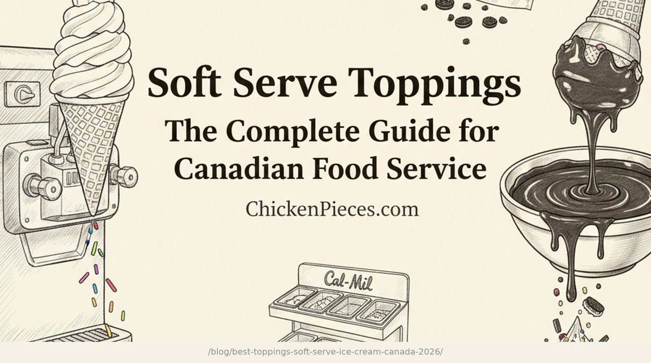 Best toppings for soft serve ice cream in Canadian restaurants and cafes 2026
