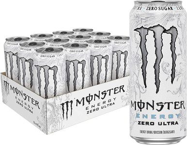 Monster Energy Zero Ultra Drink 12 × 473 mL