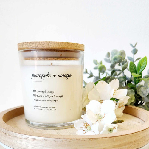 Pineapple and Mango Candle, Tropical and Fruity