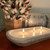White Wooden Dough Bowl Candle- Highly Scented / Non Toxic Home Fragrances- Mocha + Praline