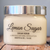 Naturally exfoliating sugar scrub made with our yummiest Lemon Sugar natural fragrance with natural oils. Brightens skin, moisturizes skin and gives skin a dewy youthful look.