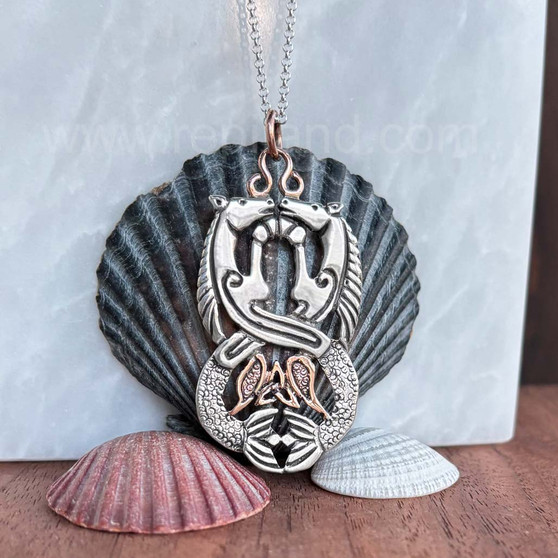 Aberlemno II in sterling & rose gold.