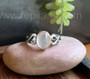 SOLD Sterling & Rose Gold Donn Gem Ring w 8x10 Moonstone