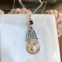 Sterling & Rose Gold Pendant with 21.17ct Gold Rutilated Quartz