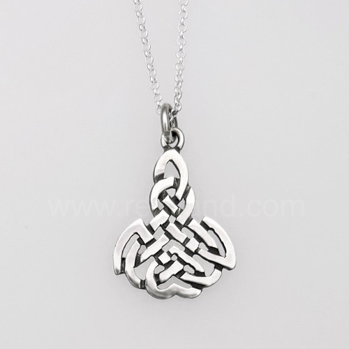 Radanta Knot Pendant, sterling - R E Piland Goldsmiths