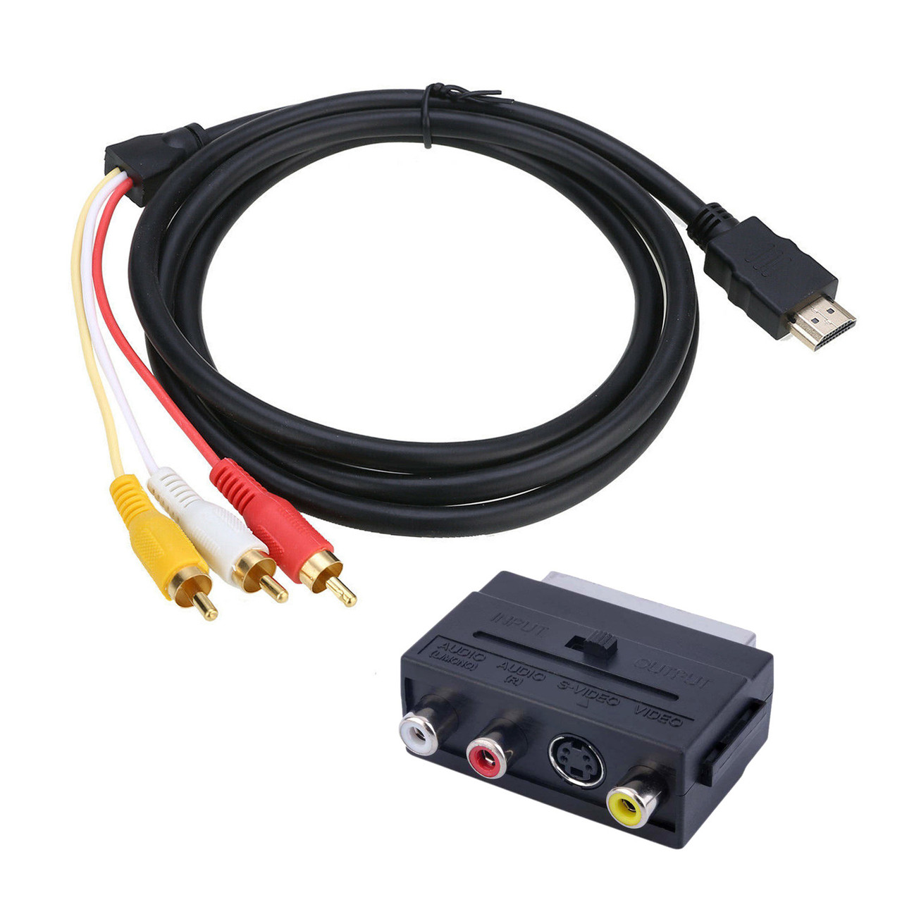 1080P 1.5M HDMI-compatible to 3 RCA Video Audio HDMI-compatible
