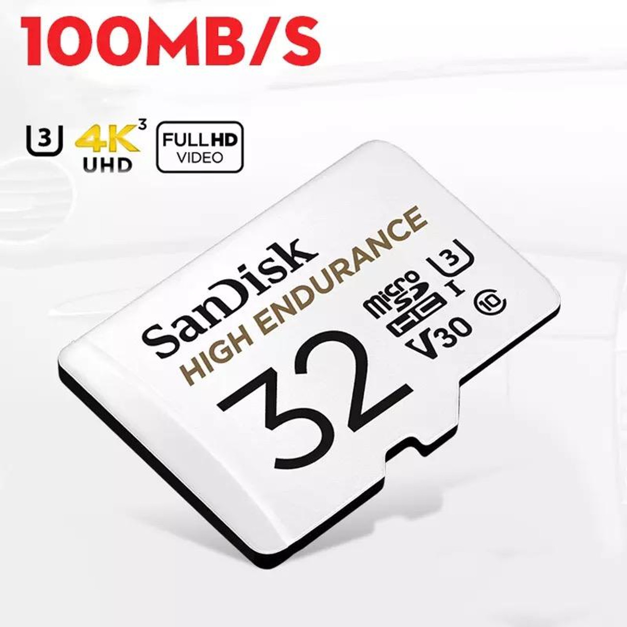 uafhængigt Udøve sport Over hoved og skulder SanDisk High Endurance Micro SD Memory Card 32GB/64GB/128GB/256GB - Plus260  Tech Solutions