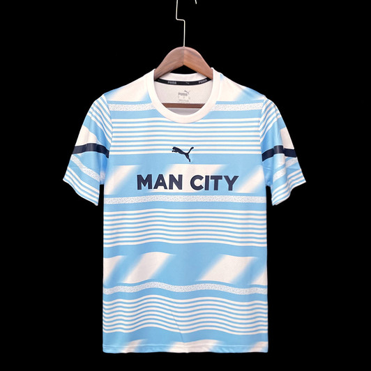 Manchester City Pre-Match Training  Jersey  22/23 Season - Blue