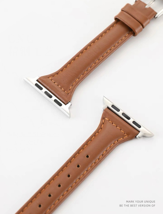 Slim leather Feel Strap for Apple Watch