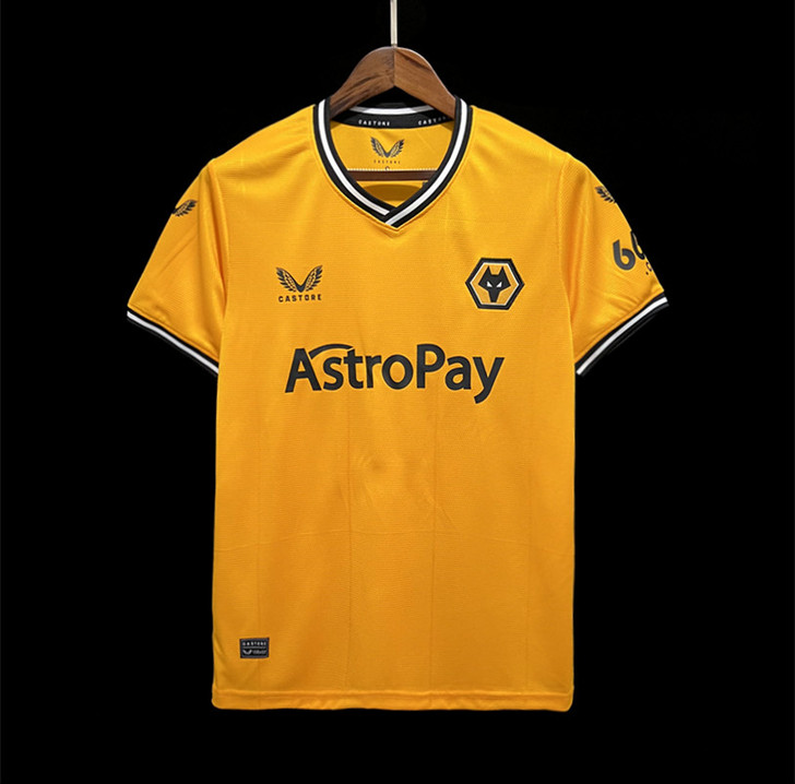 Wolverhampton Wanderers F.C Jersey (Home)  23/24 Season - Yellow