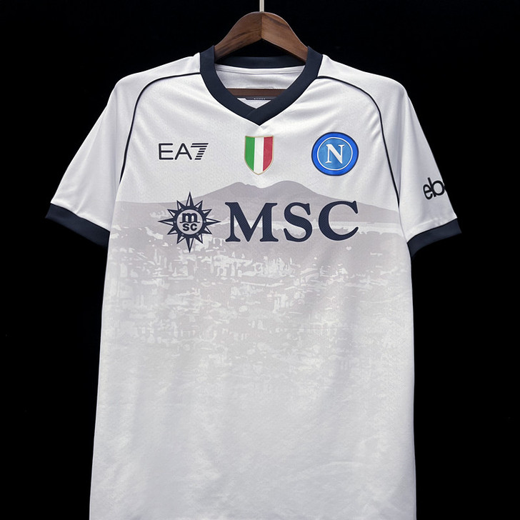 Napoli F.C Jersey  ( Away ) 23/24 Season - White