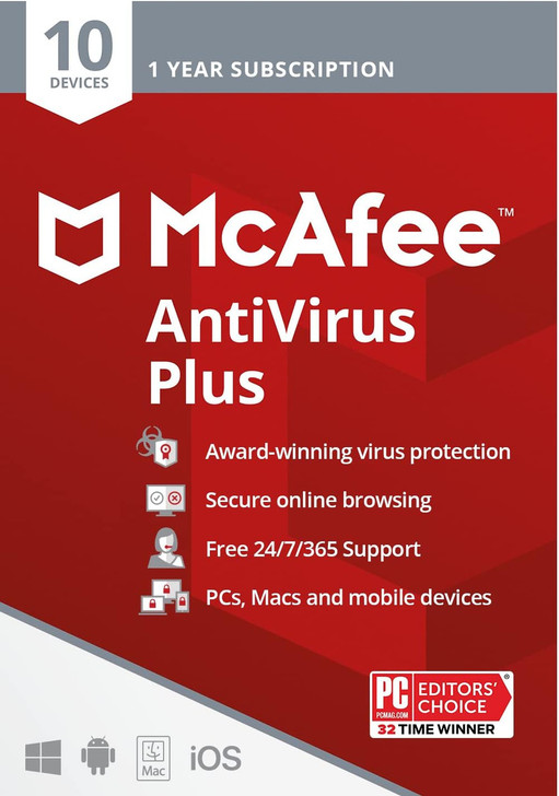 McAfee Antivirus Protection Plus (Antivirus & Firewall)