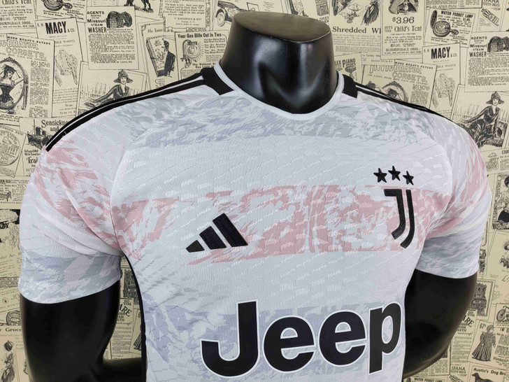 Juventus Player Version Jersey 23/24 Season | - White/Peach/Grey